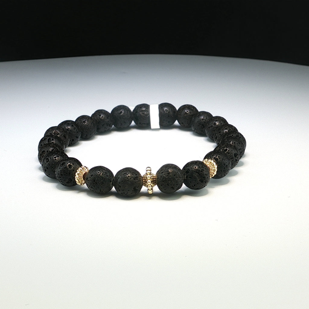 Elegantes Lavastein Armband