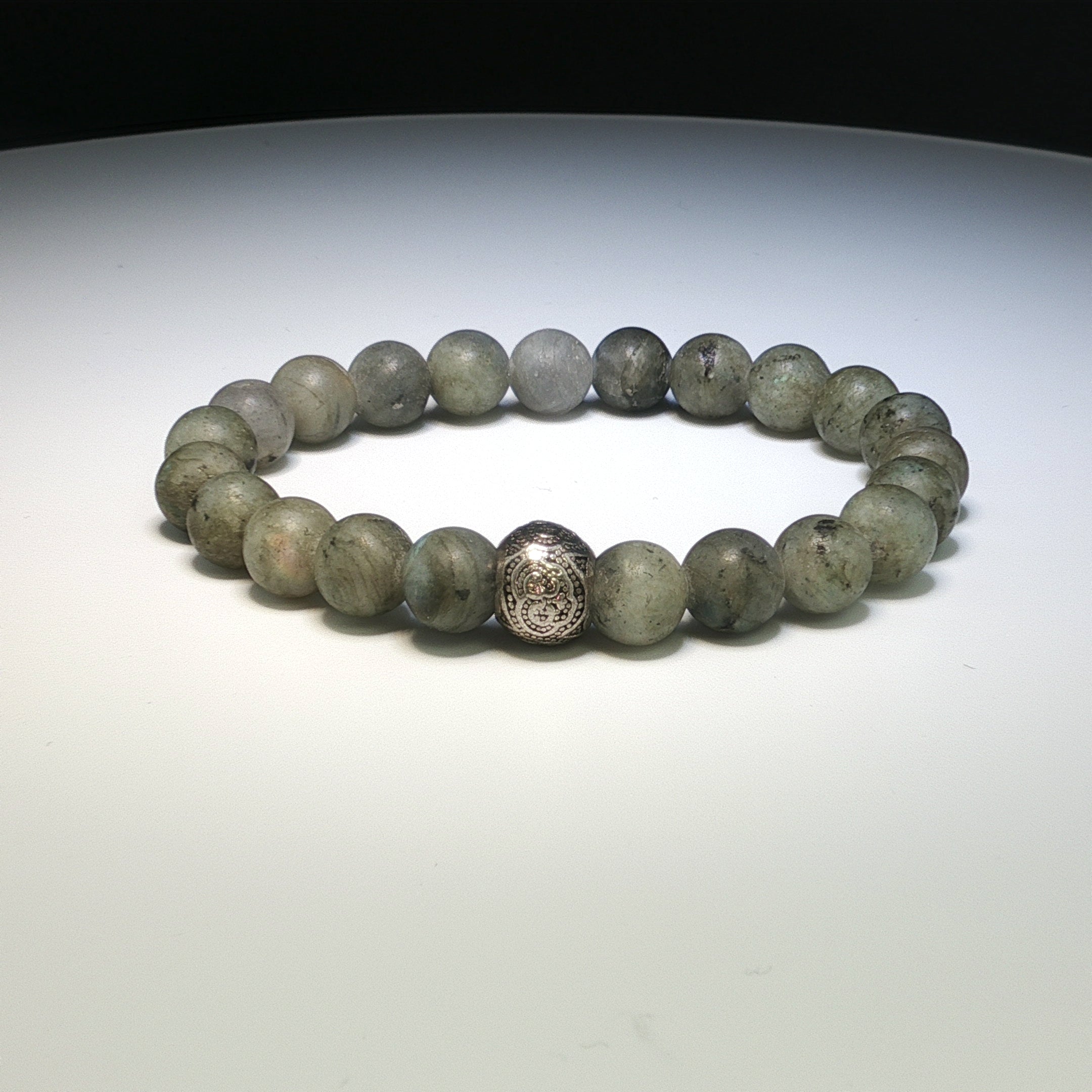 mattes Labradorit Armband