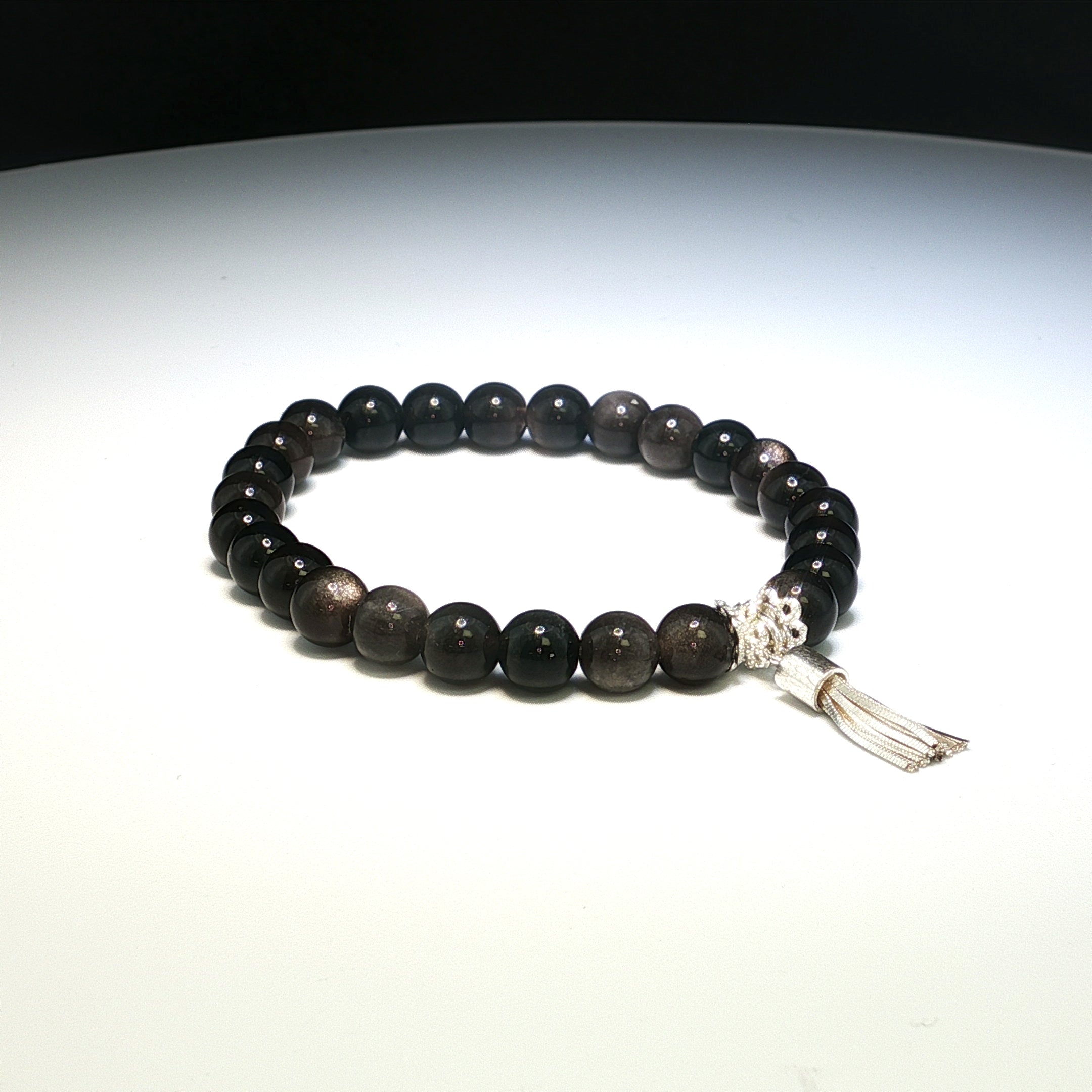 Gold Obsidian Armband