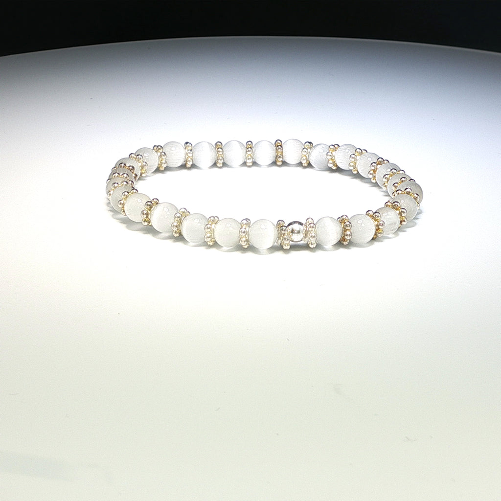 Selenit Armband