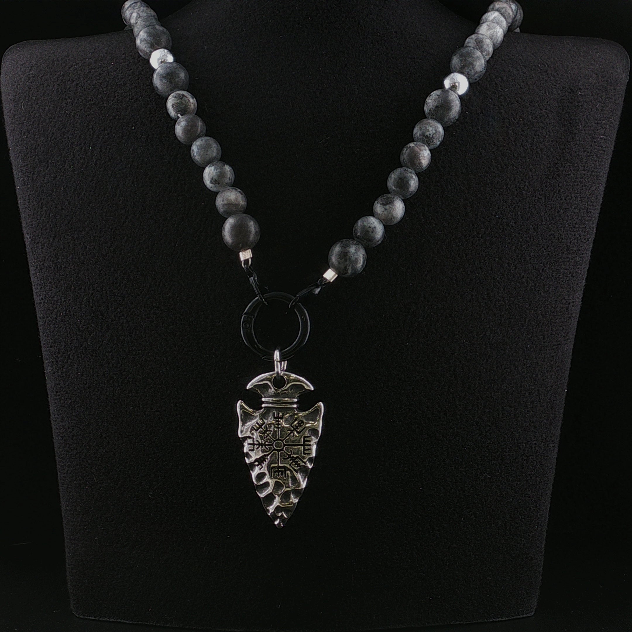 matte Labradorit Halskette