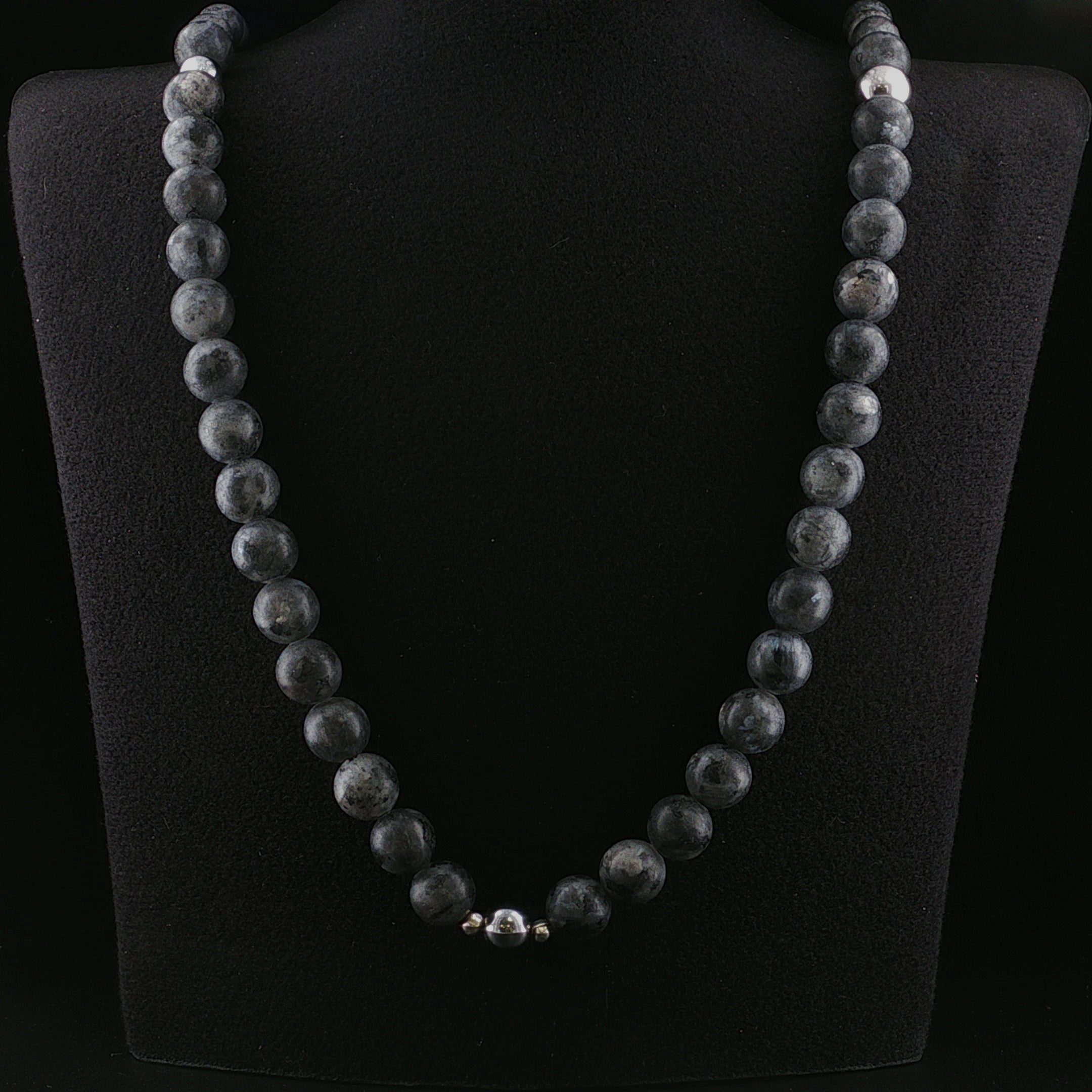 matte Labradorit Halskette