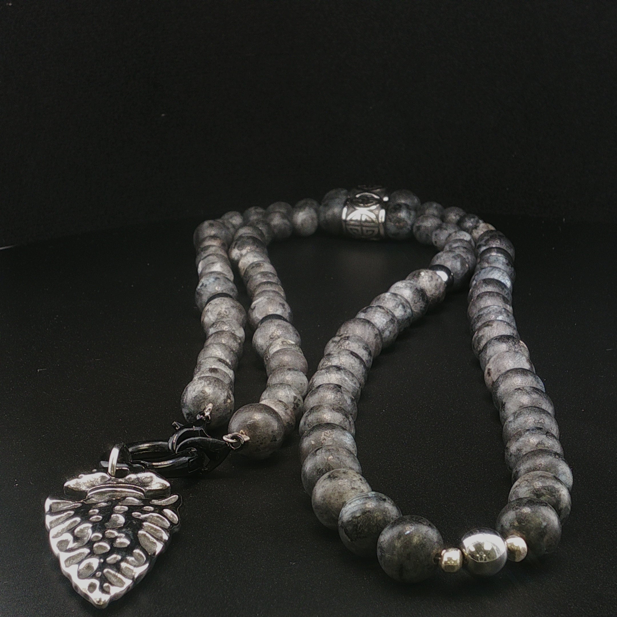 matte Labradorit Halskette