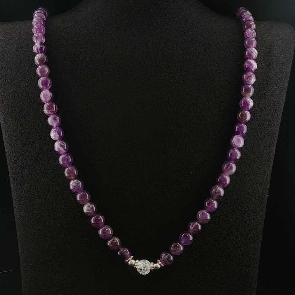 Amethyst & Bergkristall Halskette