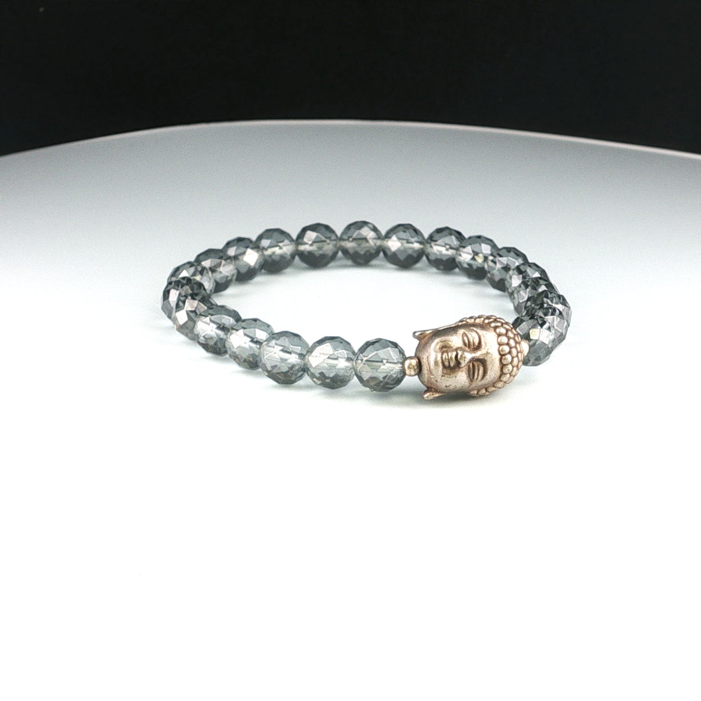 Bedampftes Bergkristall Armband
