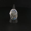 Roher Labradorit Stein Ring