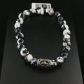 Zebra Marmor Armband