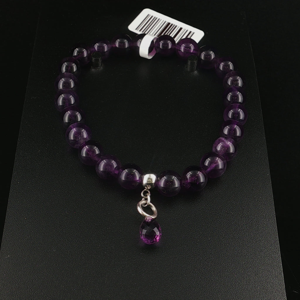 Elegantes Amethyst-Armband