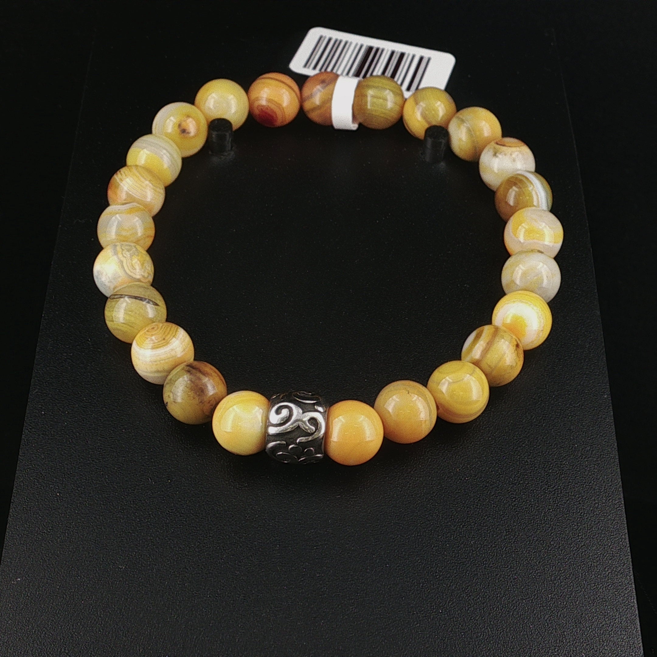 Armband aus gelbem Jaspis