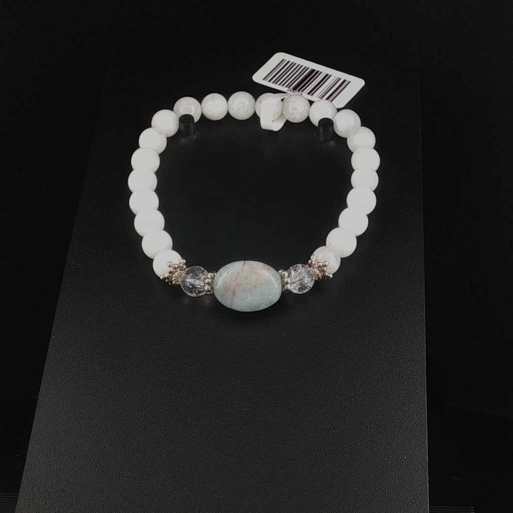 Elegantes Mondstein Armband mit harmonischer Steinkombination