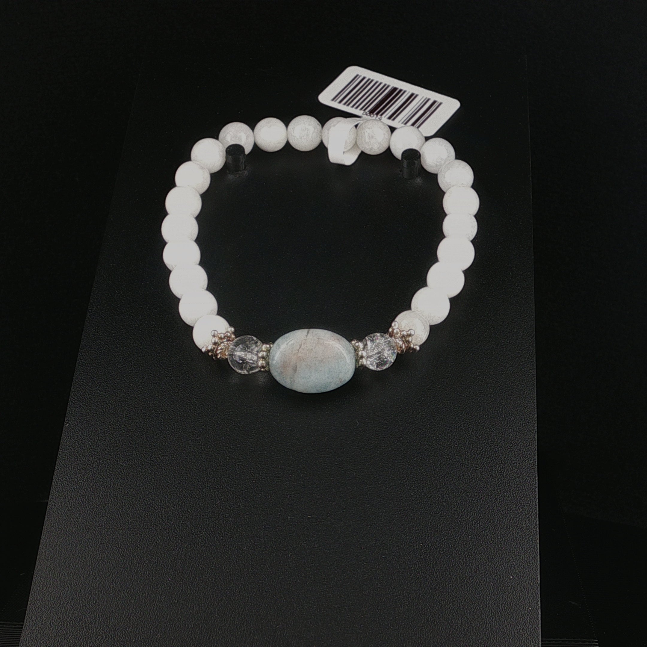 Elegantes Mondstein Armband mit harmonischer Steinkombination