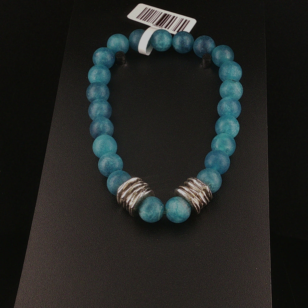 blaues Apatit Armband