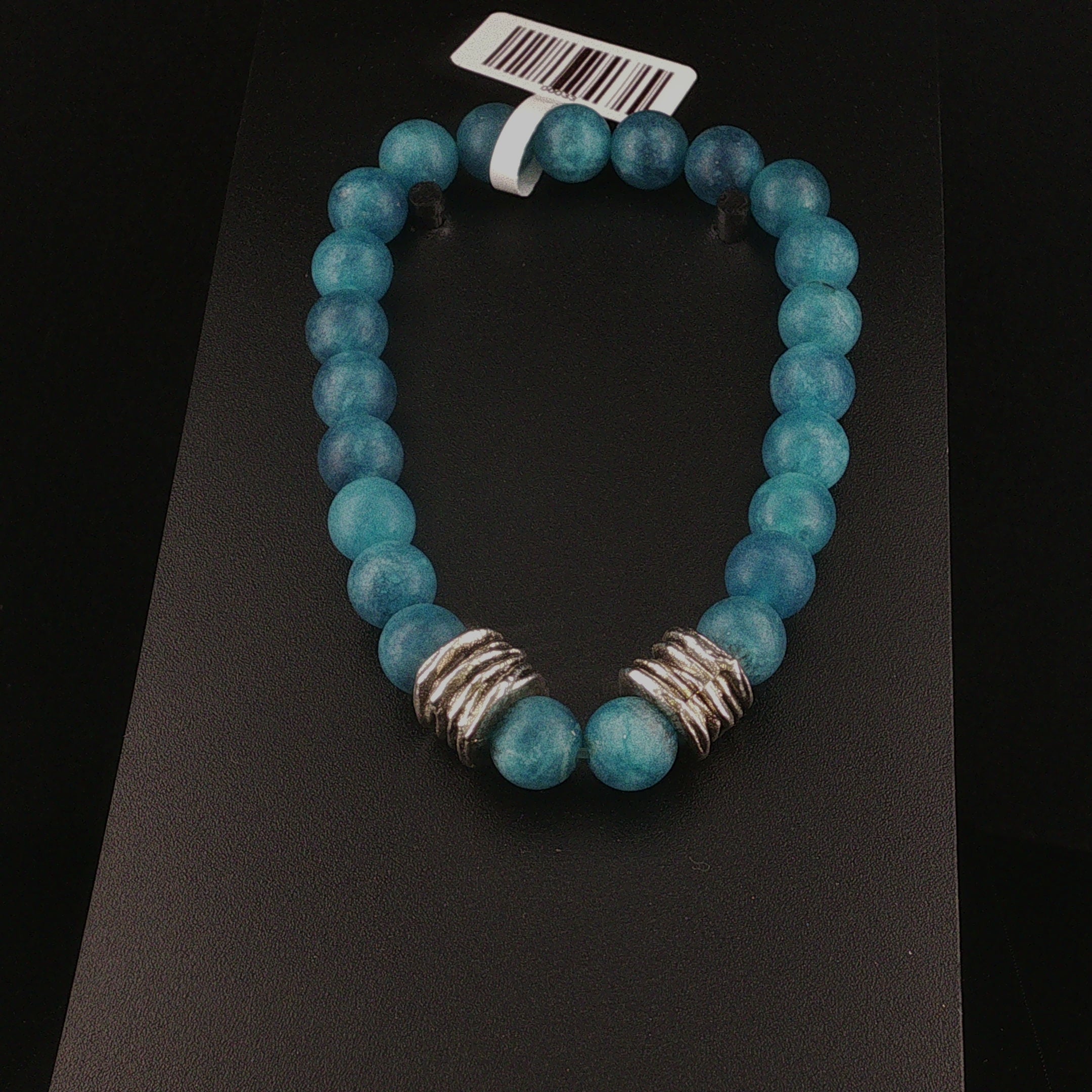 blaues Apatit Armband
