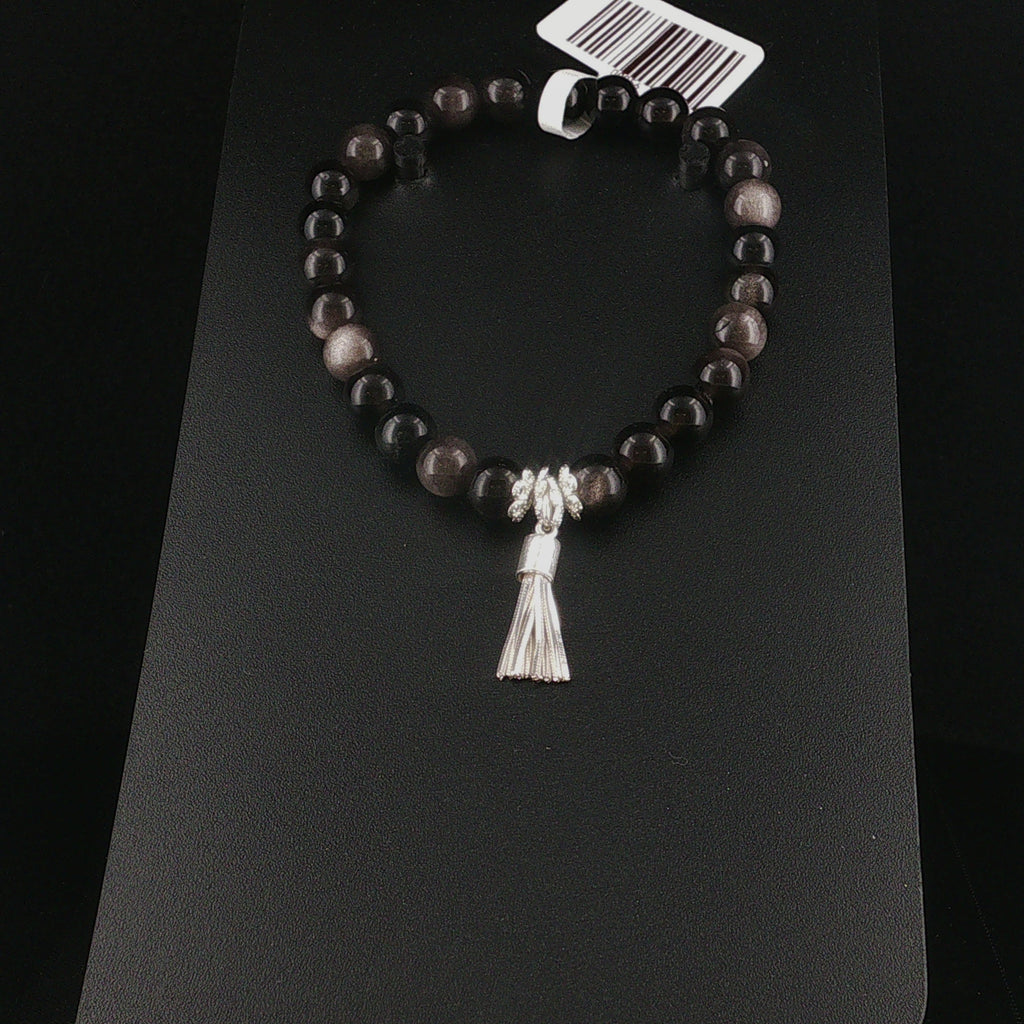 Gold Obsidian Armband