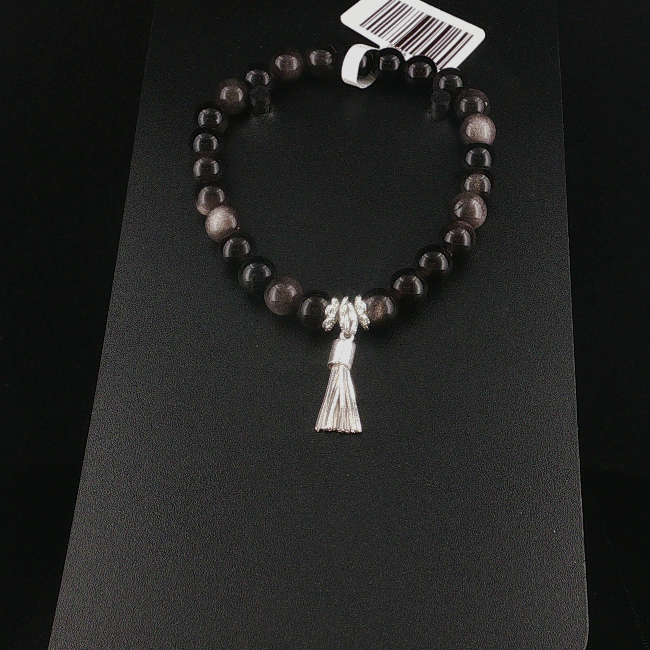 Gold Obsidian Armband
