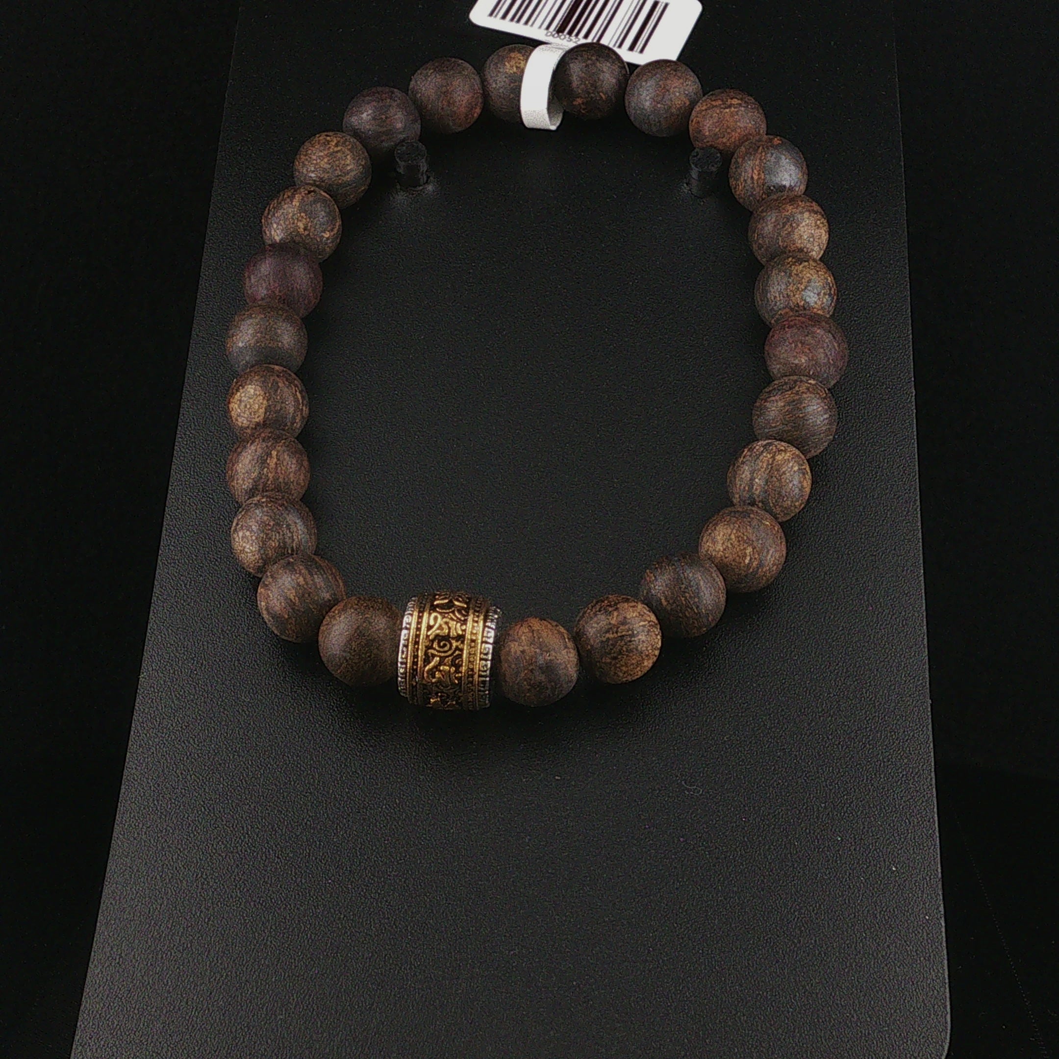 Bronzit matt Armband