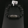 Lavastein & Onyx Armband