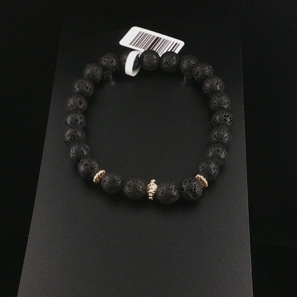 Elegantes Lavastein Armband