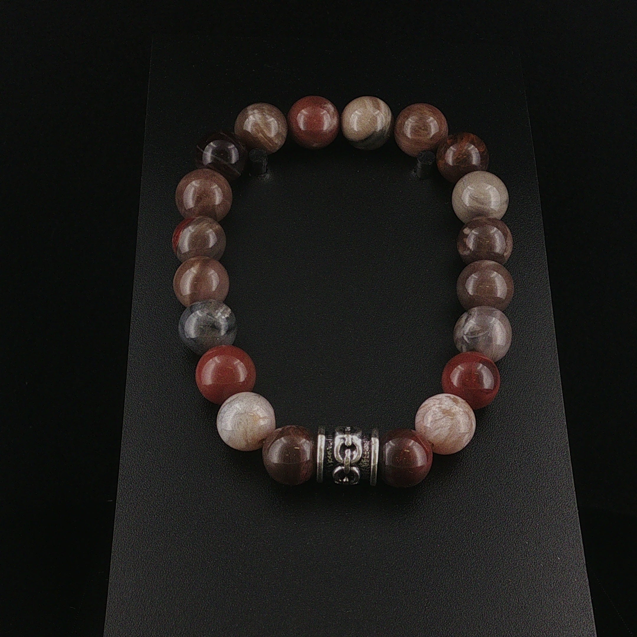 Versteinertes Holz Armband