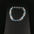 Exklusives Armband mit Bergkristall und Aquamarin