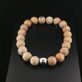 Armband aus versteinertem Holz