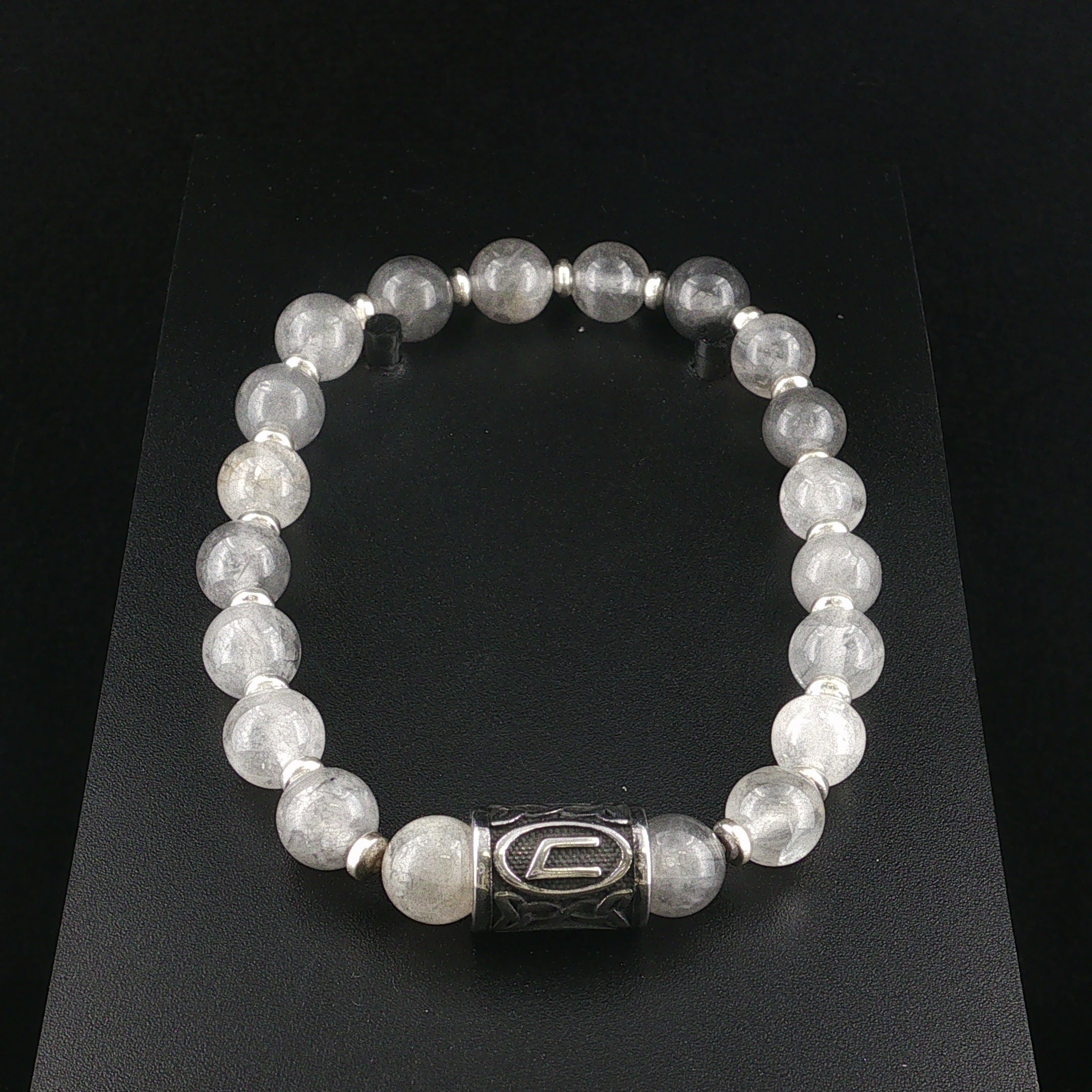 Armband aus Silber-Quarz