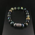 Mehrfarbiges Falkenauge-Armband