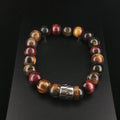 Mehrfarbiges Tigerauge-Armband