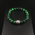 Elegantes Armband mit grünem Tigerauge