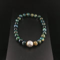 Mehrfarbiges Falkenauge-Armband