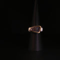 Boulder Opal Ring – Gebürstetes Silber mit vergoldeten Akzenten