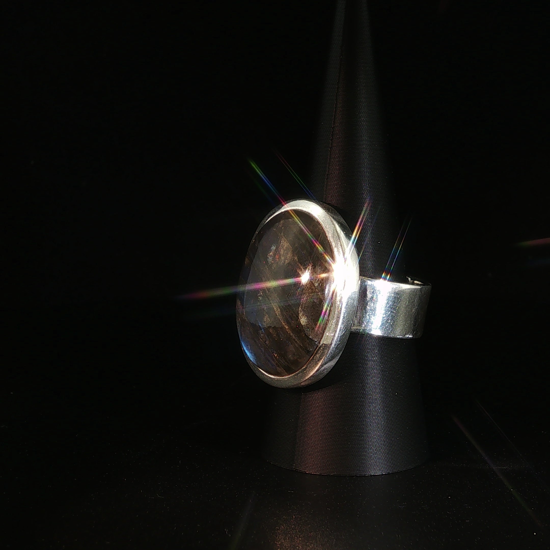 wunderschöner Labradorit Ring