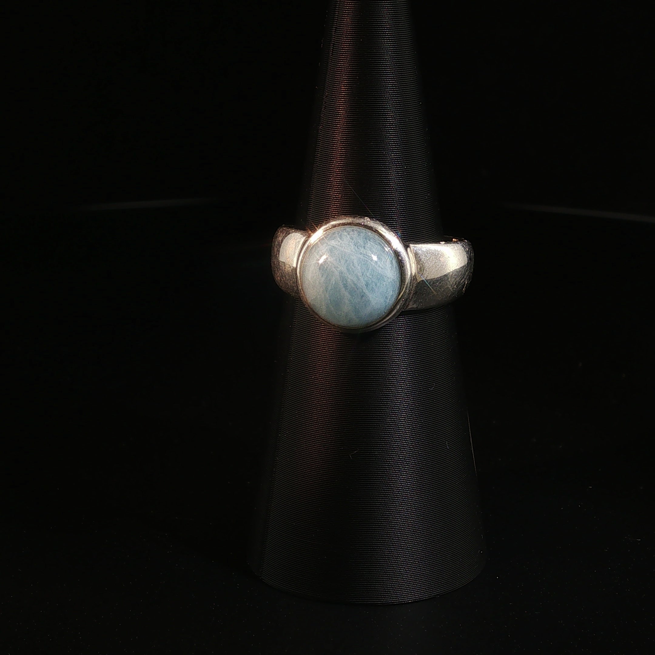 Solitärring mit Aquamarin