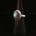 Labradorit Ring - oval Silber