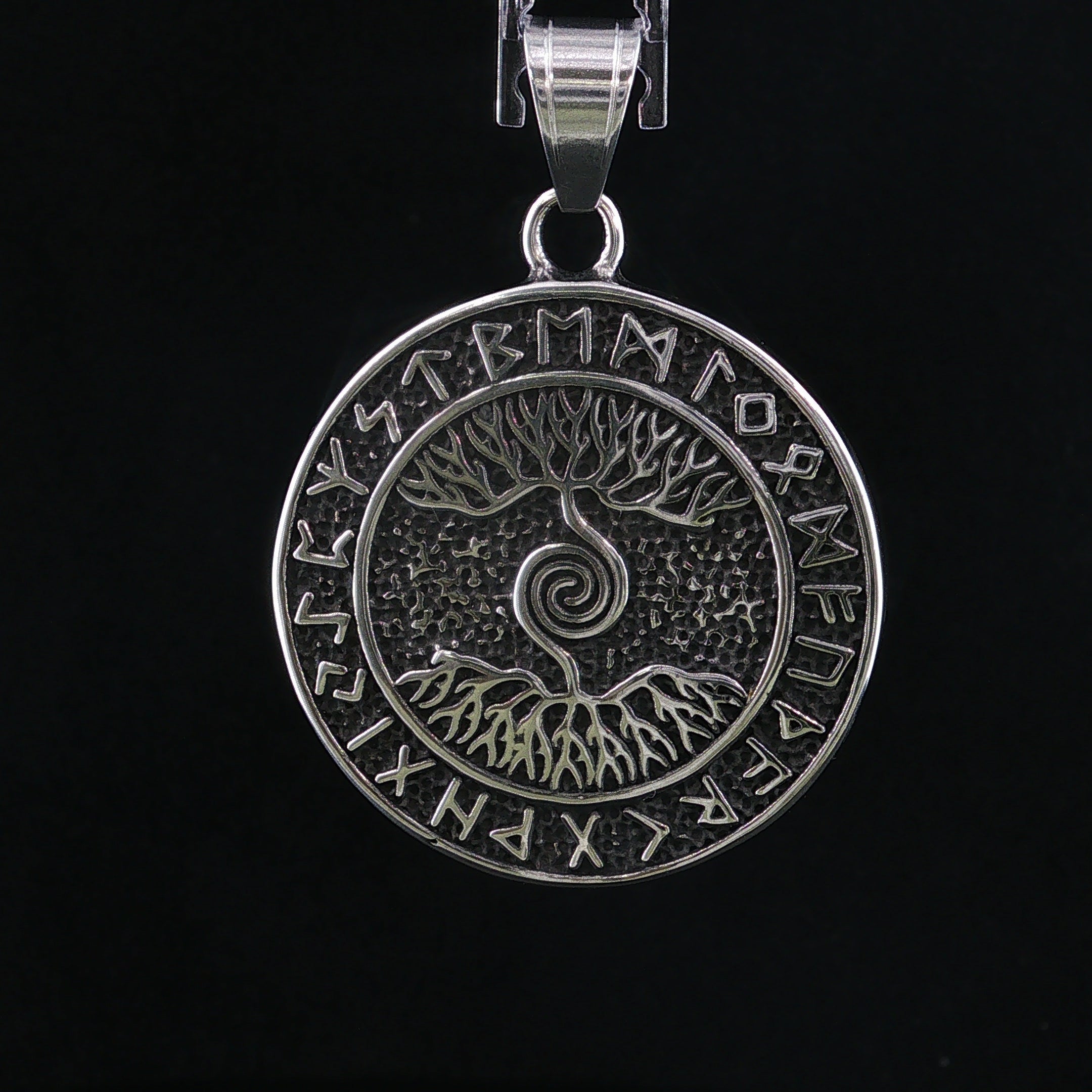 Edelstahl Anhänger  Lebensbaum Yggdrasil