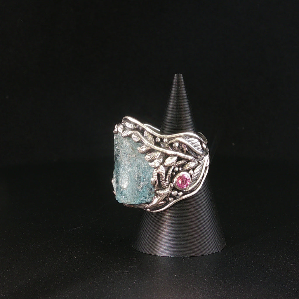 exklusiver Aquamarin Ring