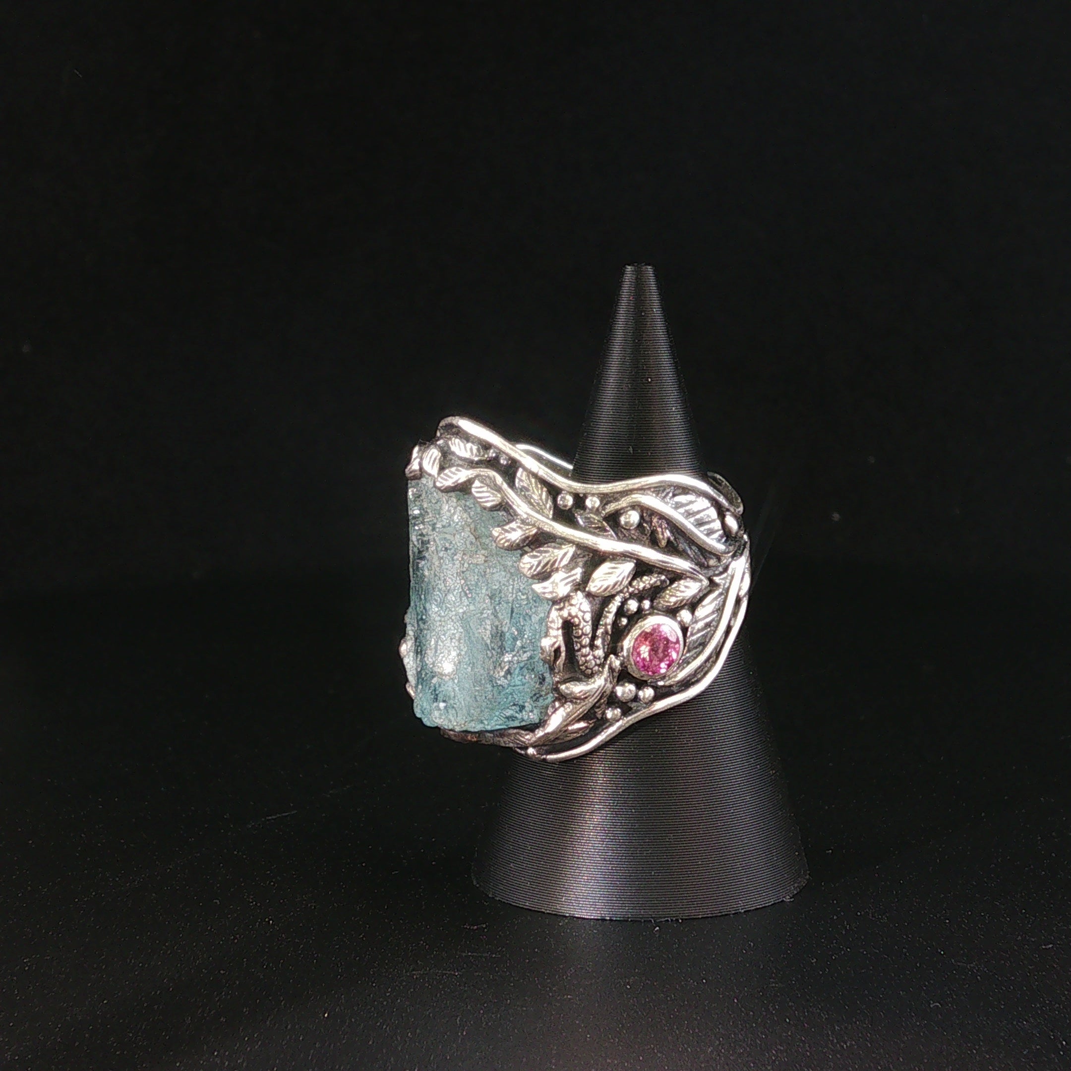 exklusiver Aquamarin Ring