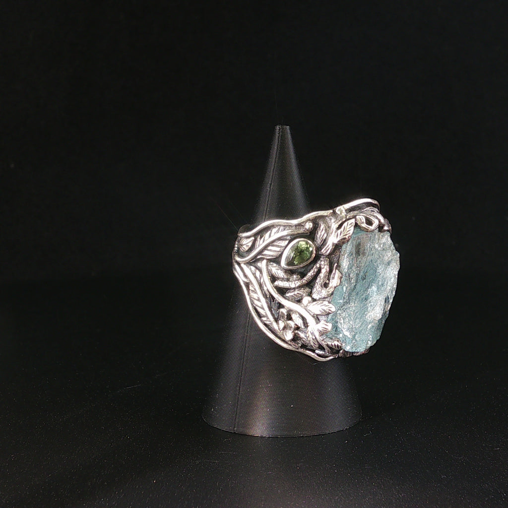exklusiver Aquamarin Ring