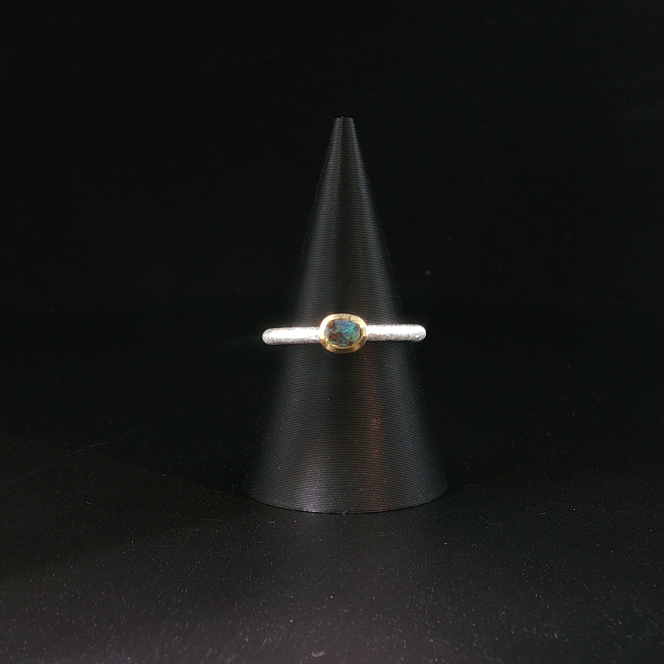 Boulder Opal Ring