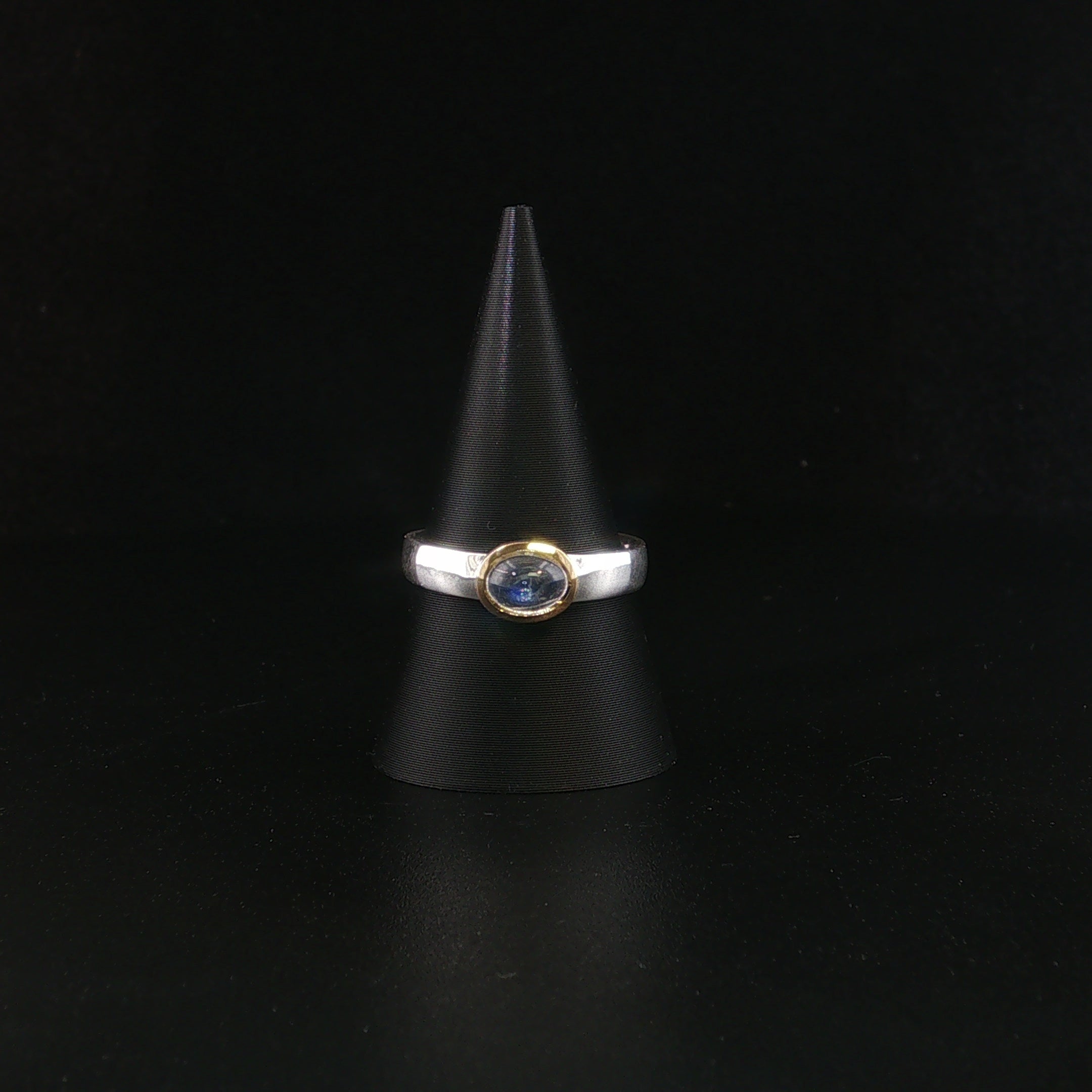 Regenbogenmondstein Ring