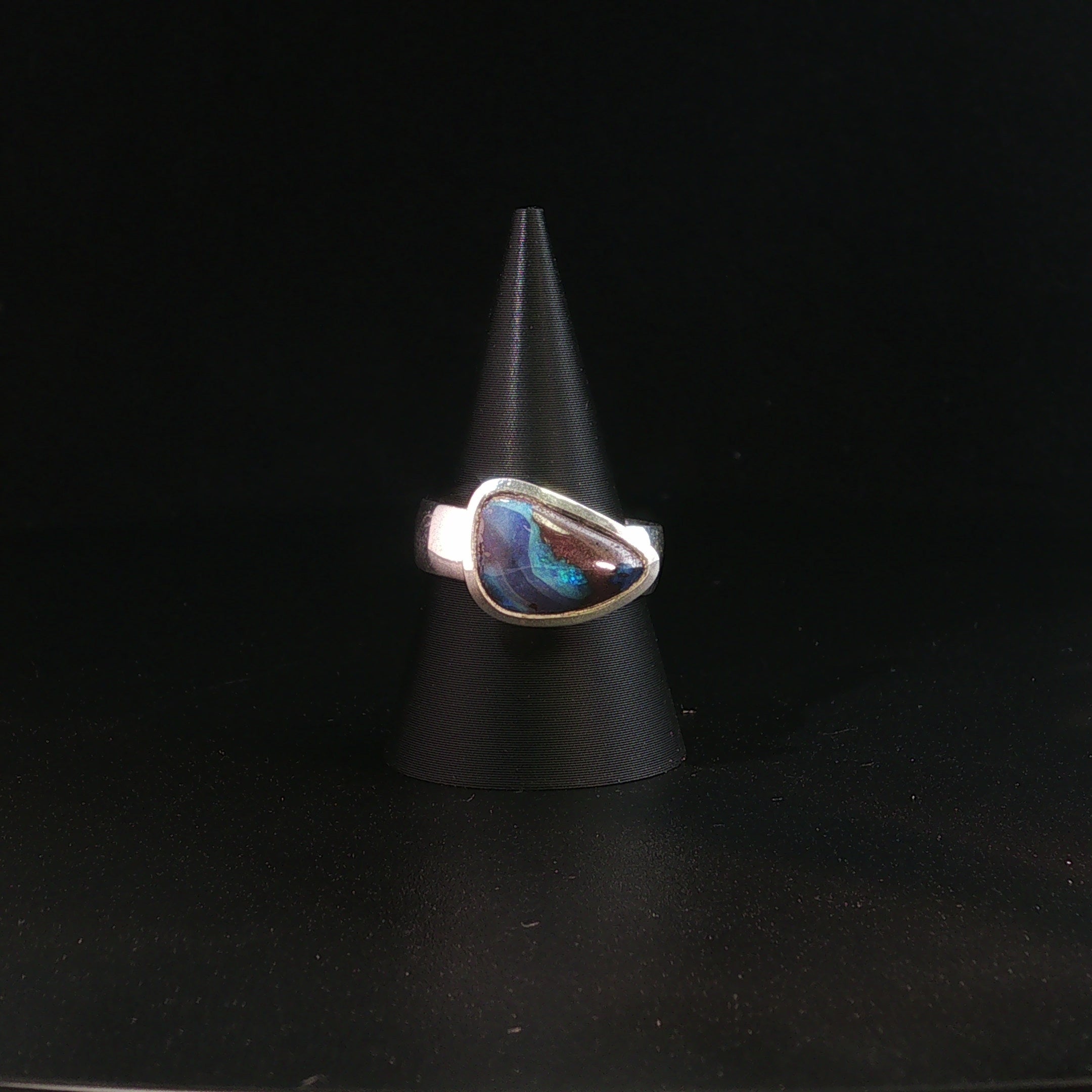 Boulder Opal Ring