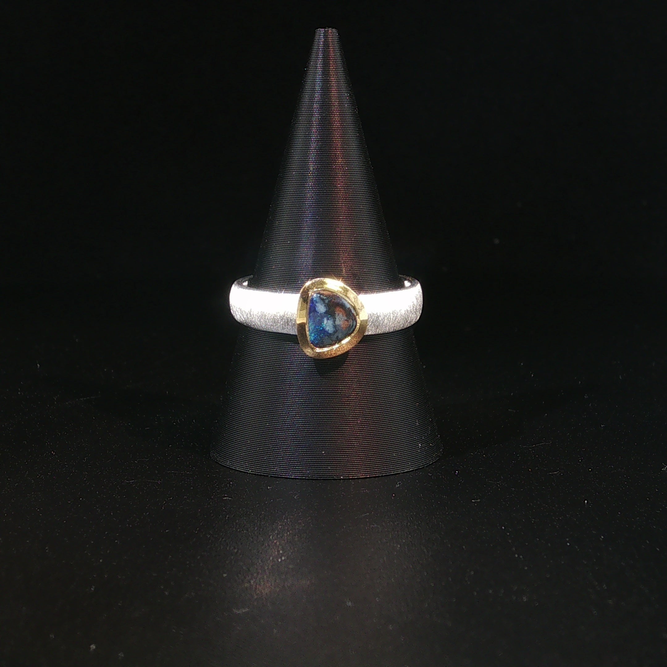 Boulder Opal Ring