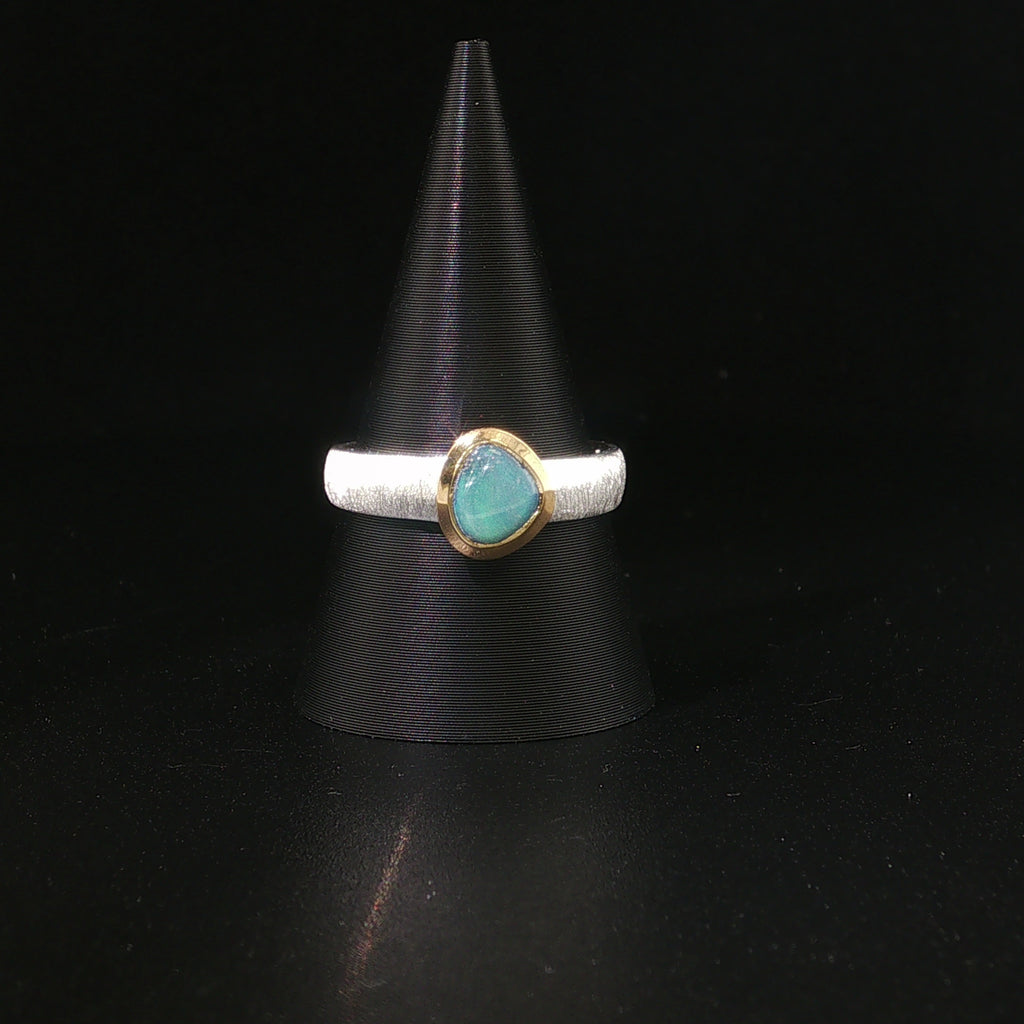 Boulder Opal Ring