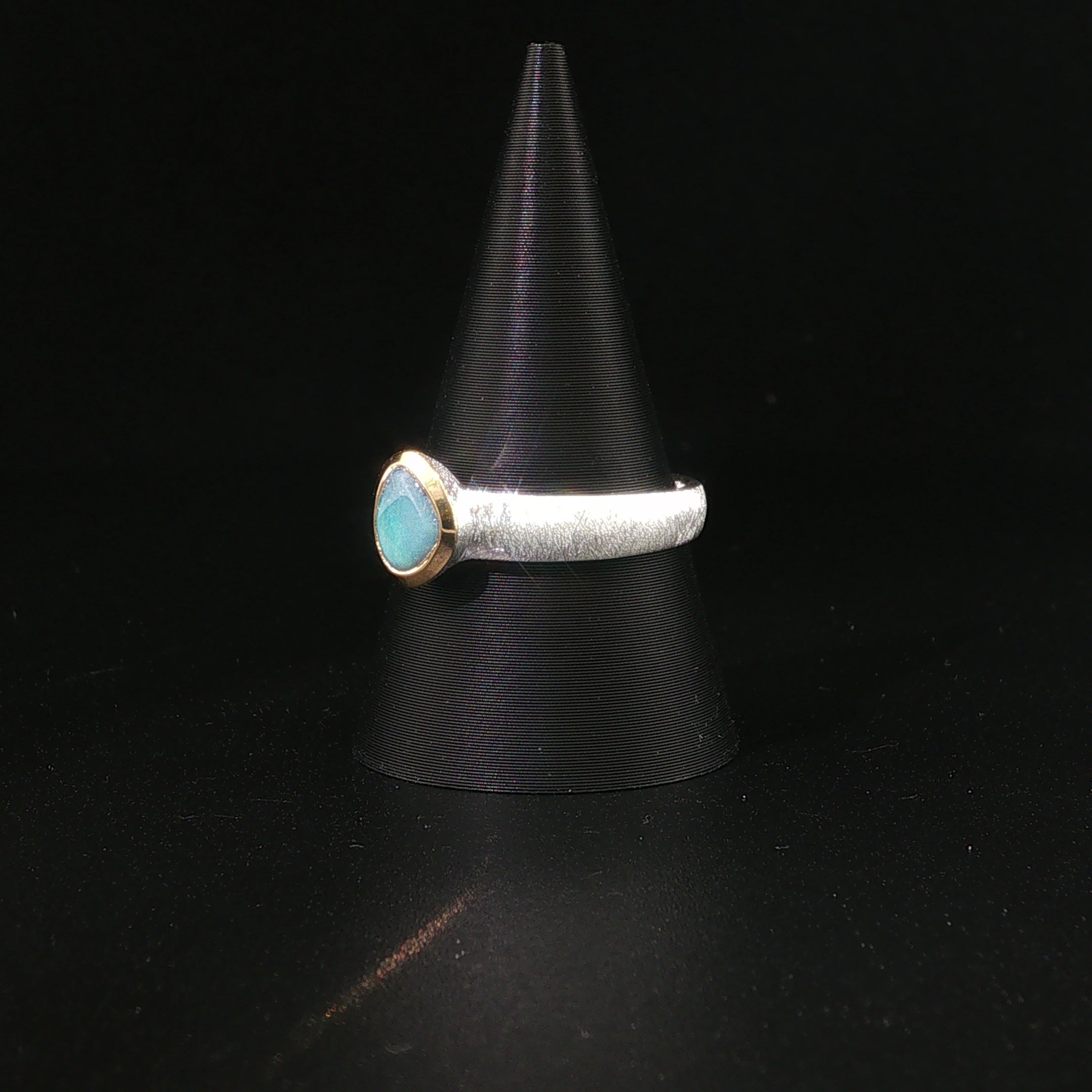 Boulder Opal Ring