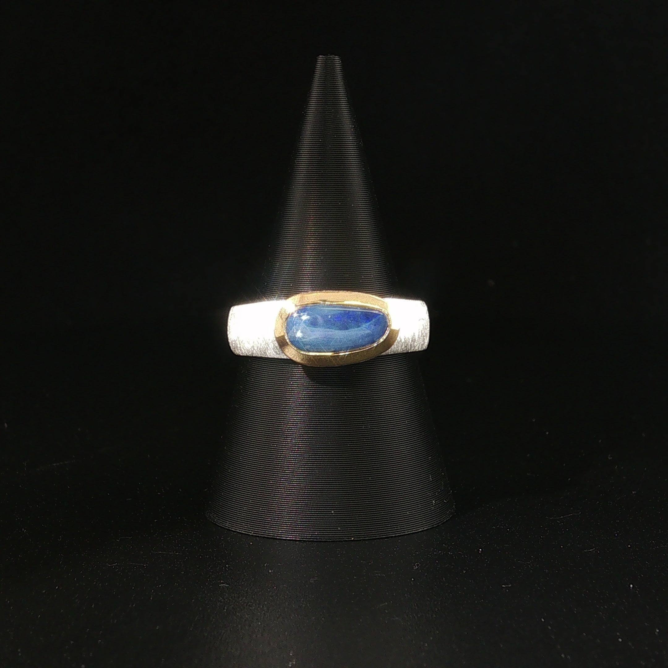 Boulder Opal RIng