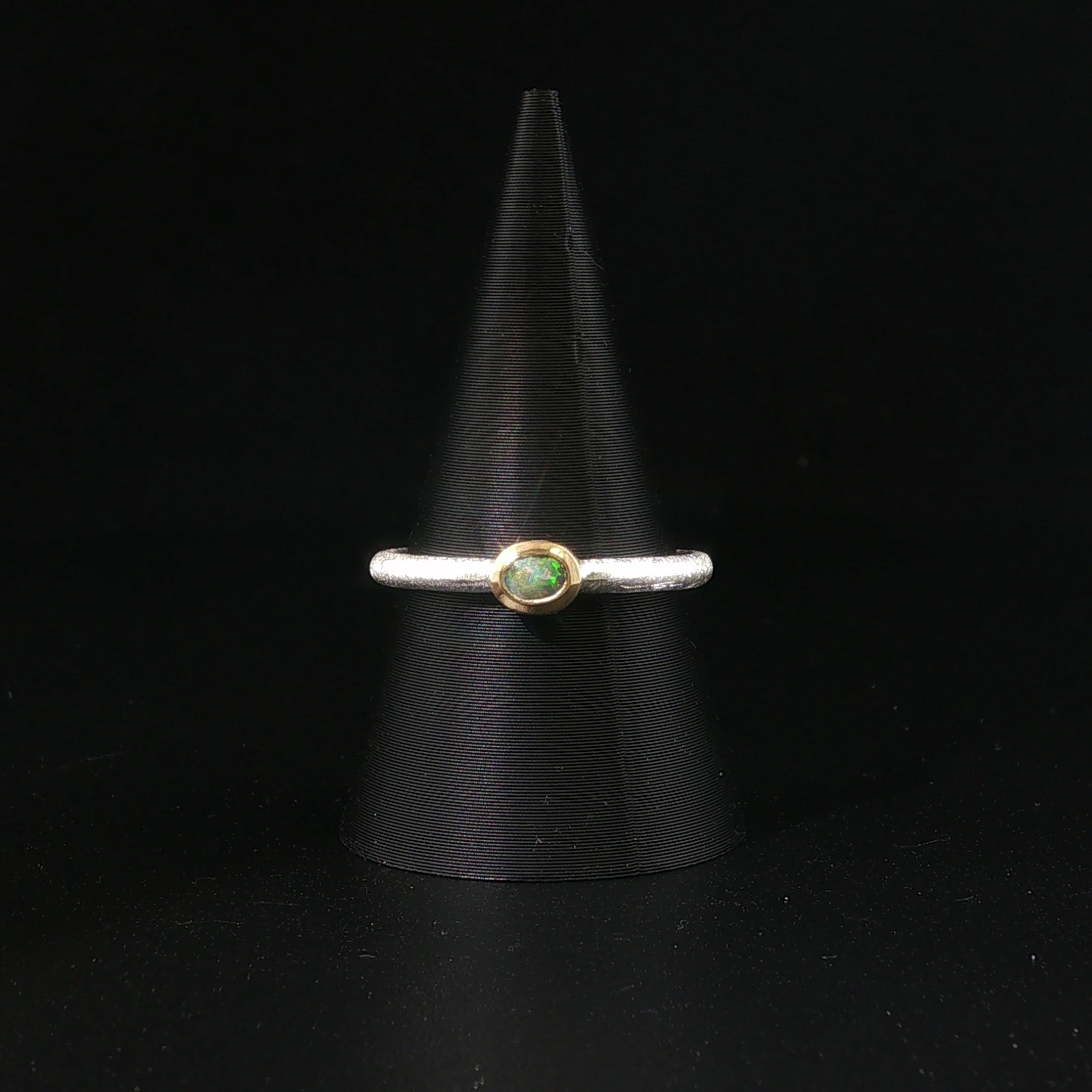 Boulder Opal Ring