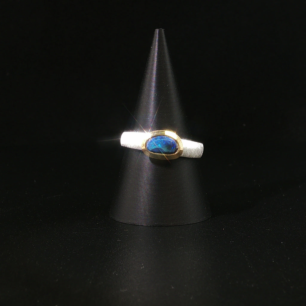 Boulder Opal Ring