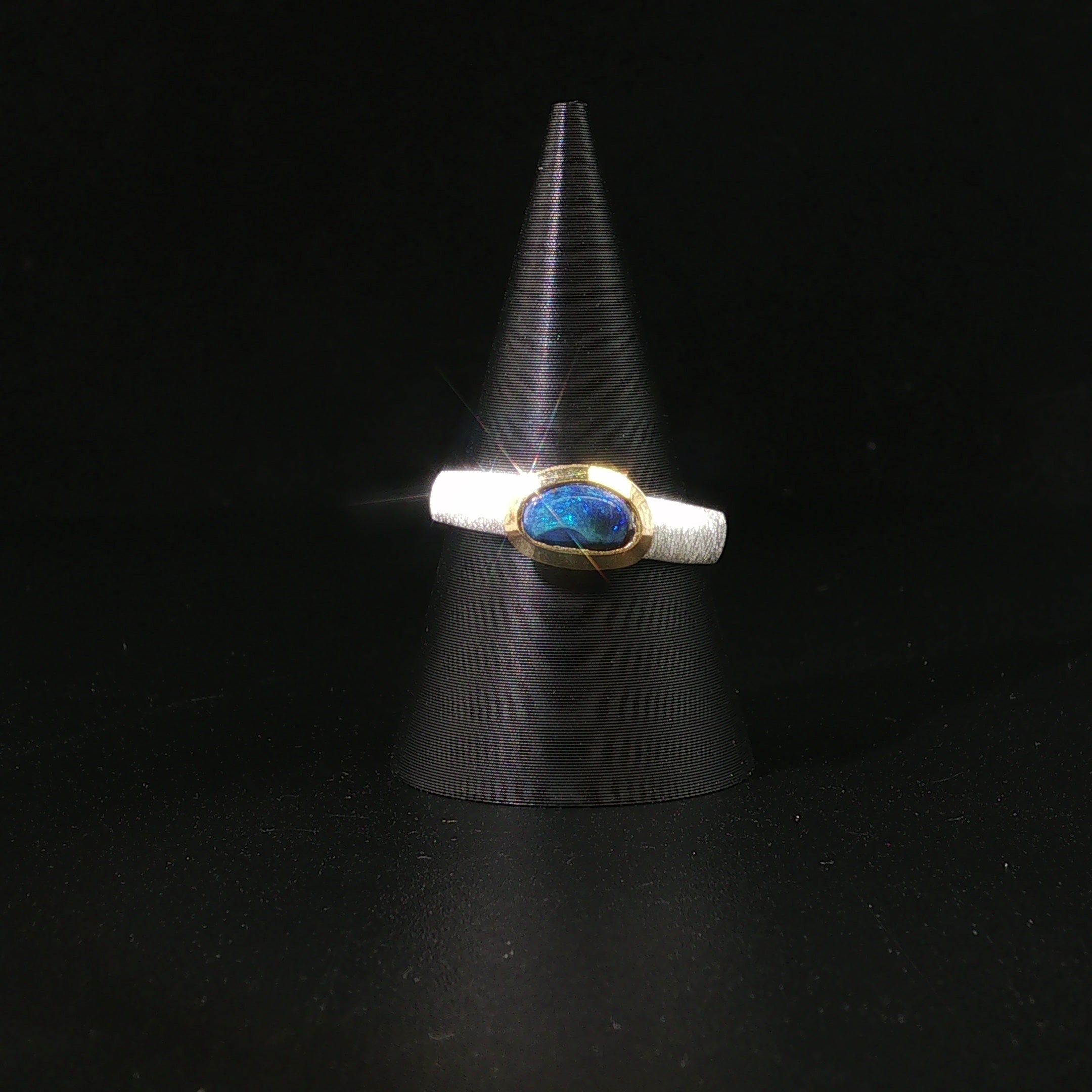 Boulder Opal Ring