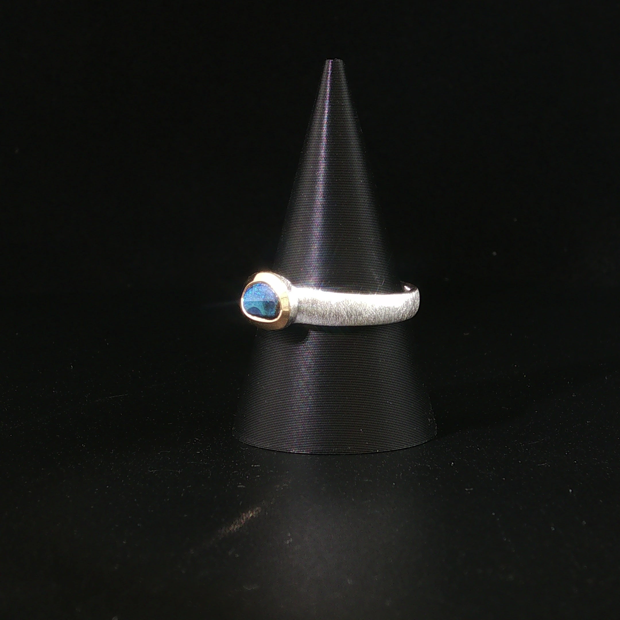 Boulder Opal Ring