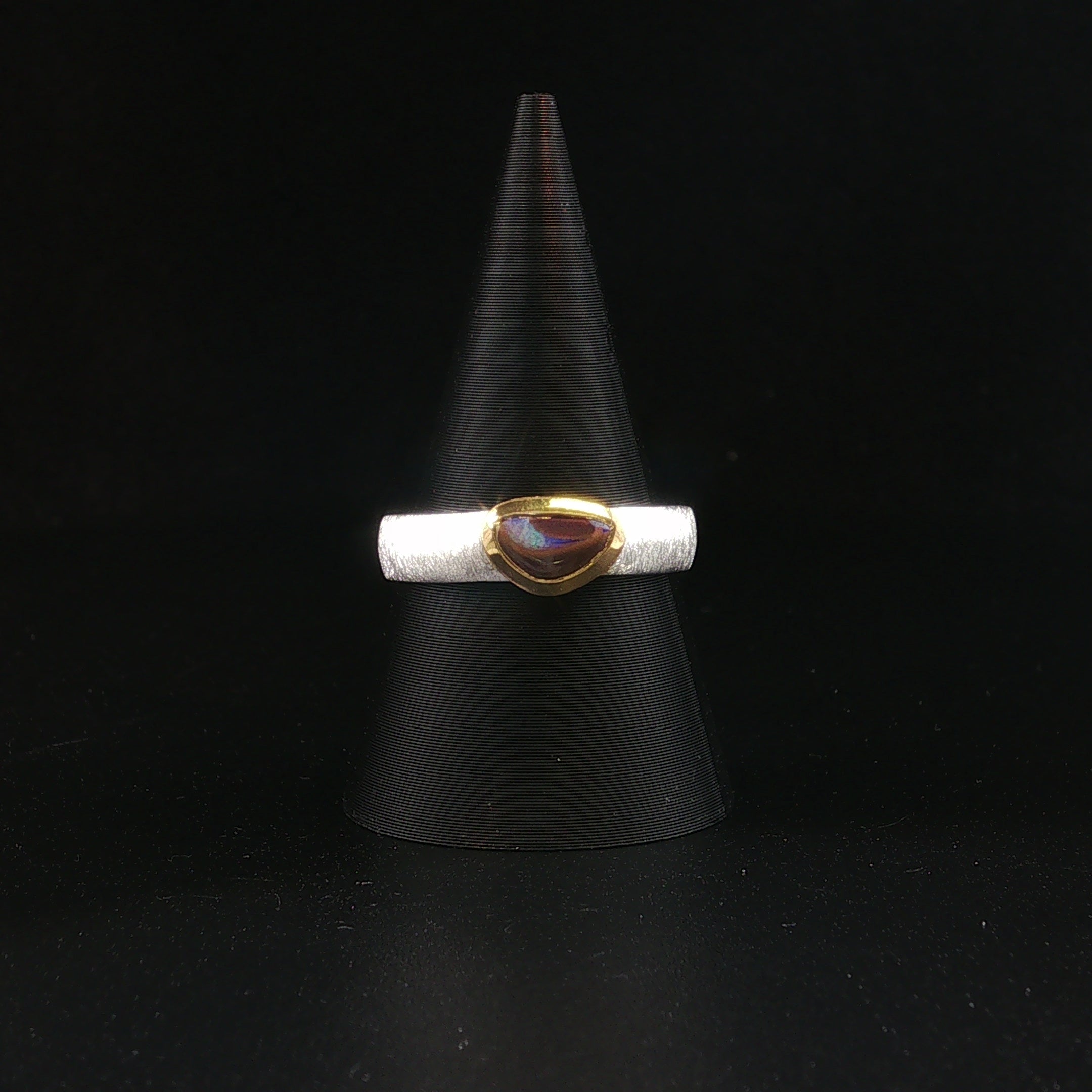 Boulder Opal Ring